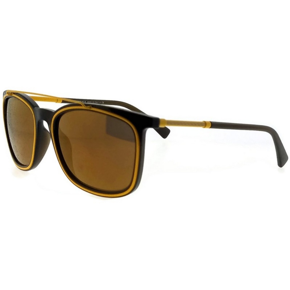 VE4335-5256F9-56 Square Men Green Frame Sunglasses - Picture 1 of 5